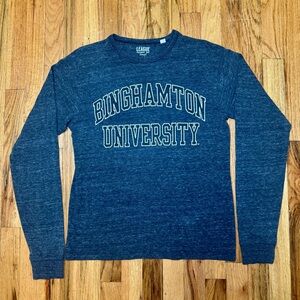 Vintage Binghamton University Long Sleeve Tee - Classic Fit (Size S)